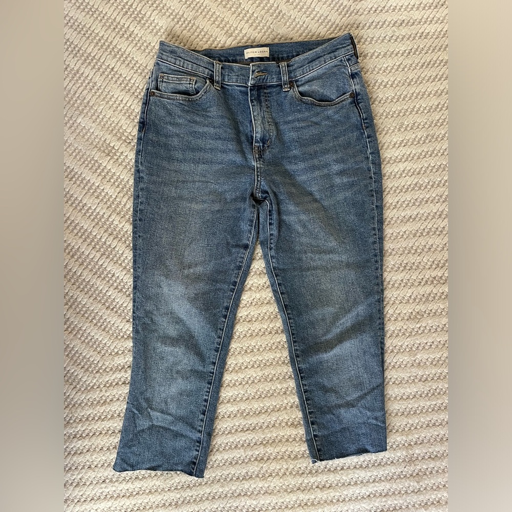 Oliver Logan Jeans Crosby Relaxed Taper size 27 hemmed